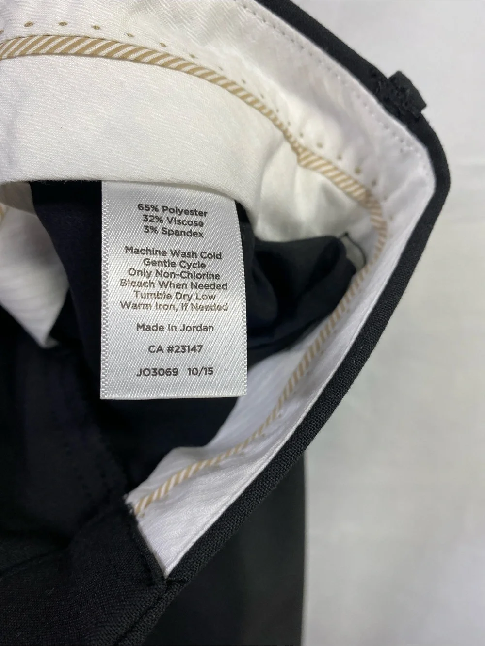 Talbots Windsor Black Women's Straight-Leg Dress Trousers Size 14 NWT